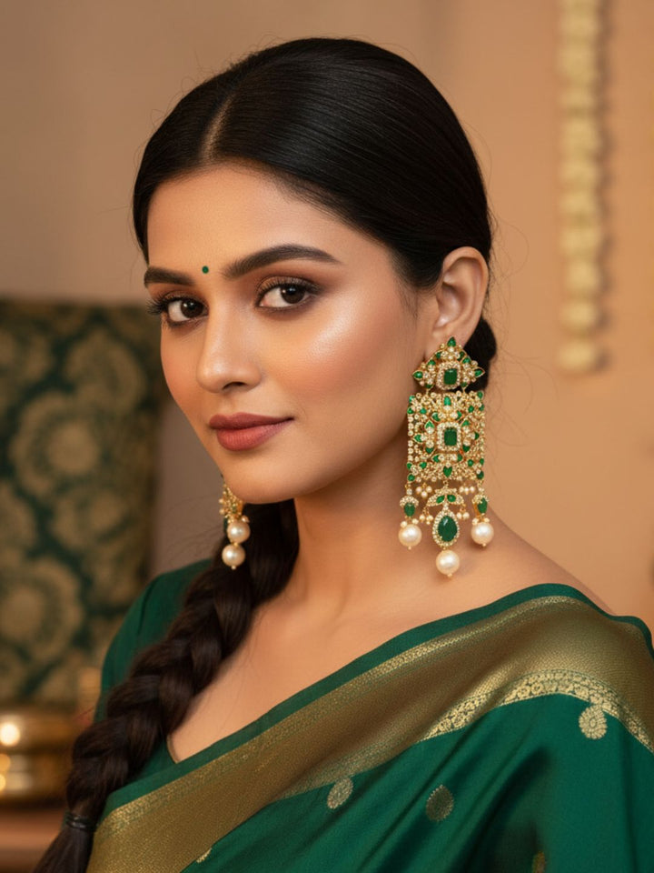 Stunning Antique Gold  Fine Artistic Cute Designer Dangle Drop Earring Dangle Earring for women