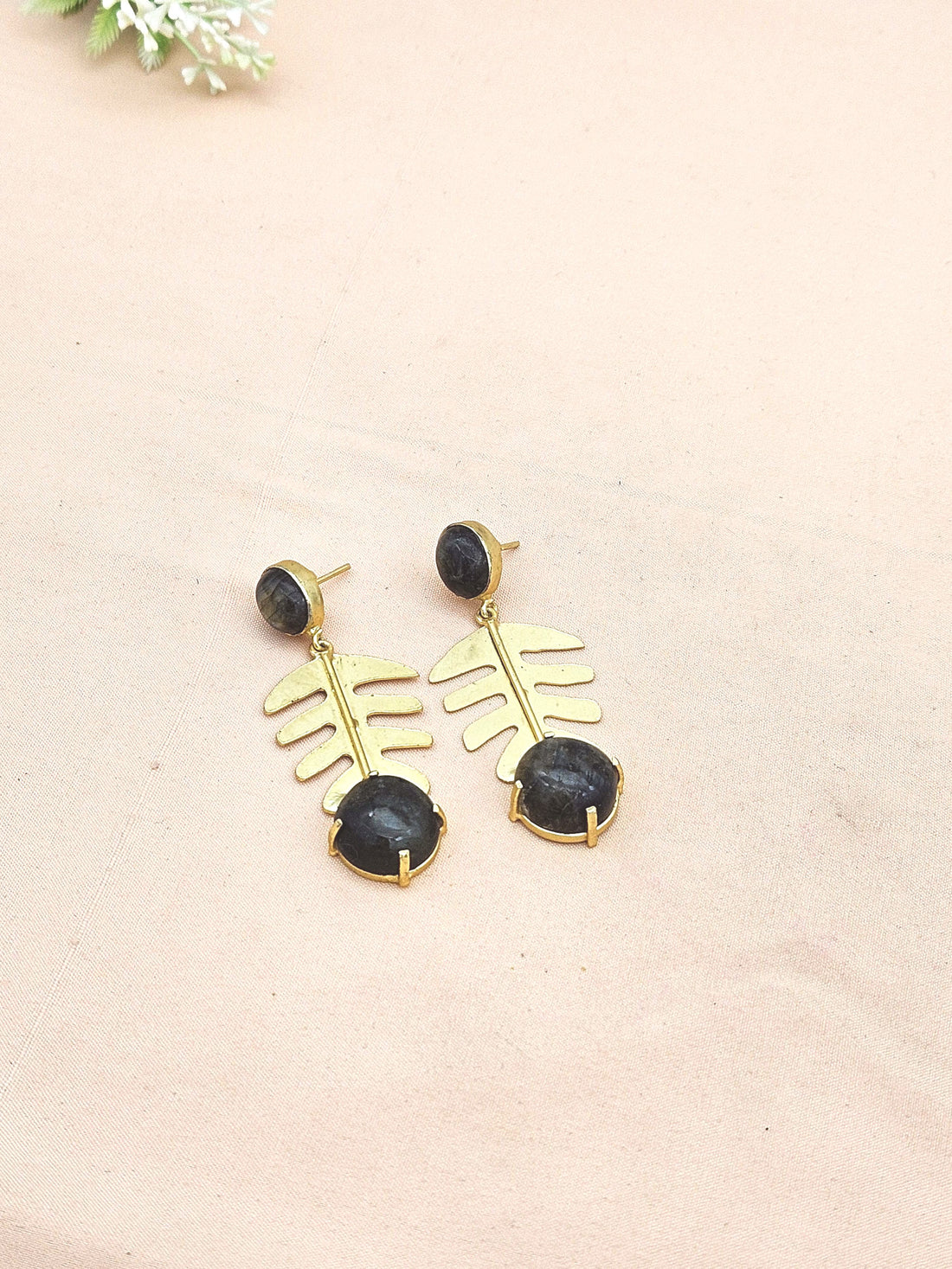 Awesome Gold plated Labradorite Charming Designer Dangle Drop Earrings