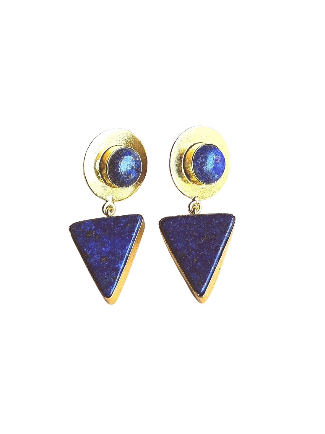 Awesome Gold Plated Semi Precious Gemstone Light Weight Dangle Drop Earrings