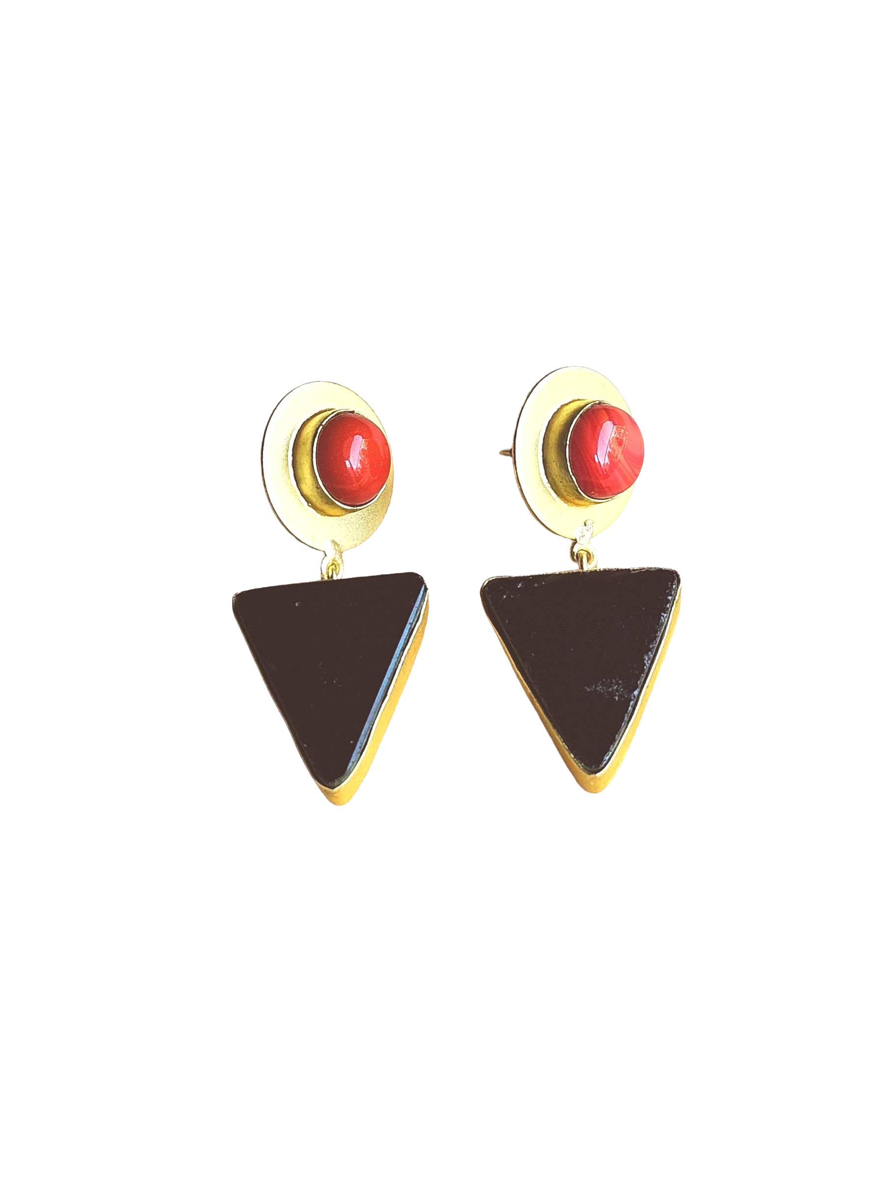 Awesome Gold Plated Imitation stone Light Weight Dangle Drop Earrings