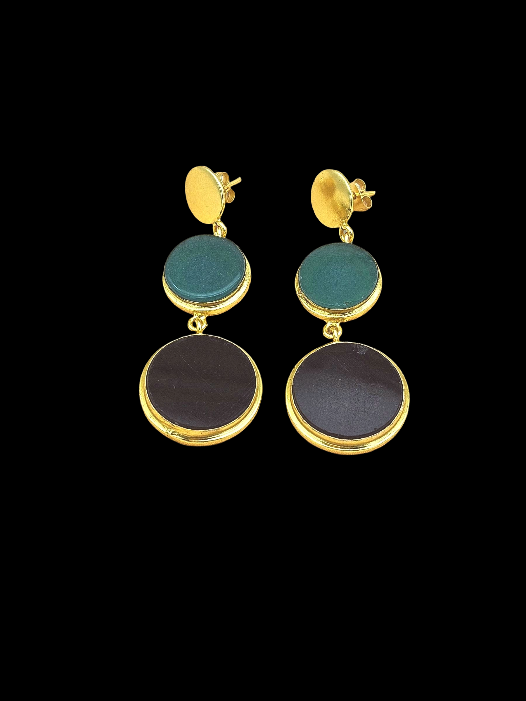 Elegant Gold Plated Imitation stone Charming Designer Dangle Drop Earrings