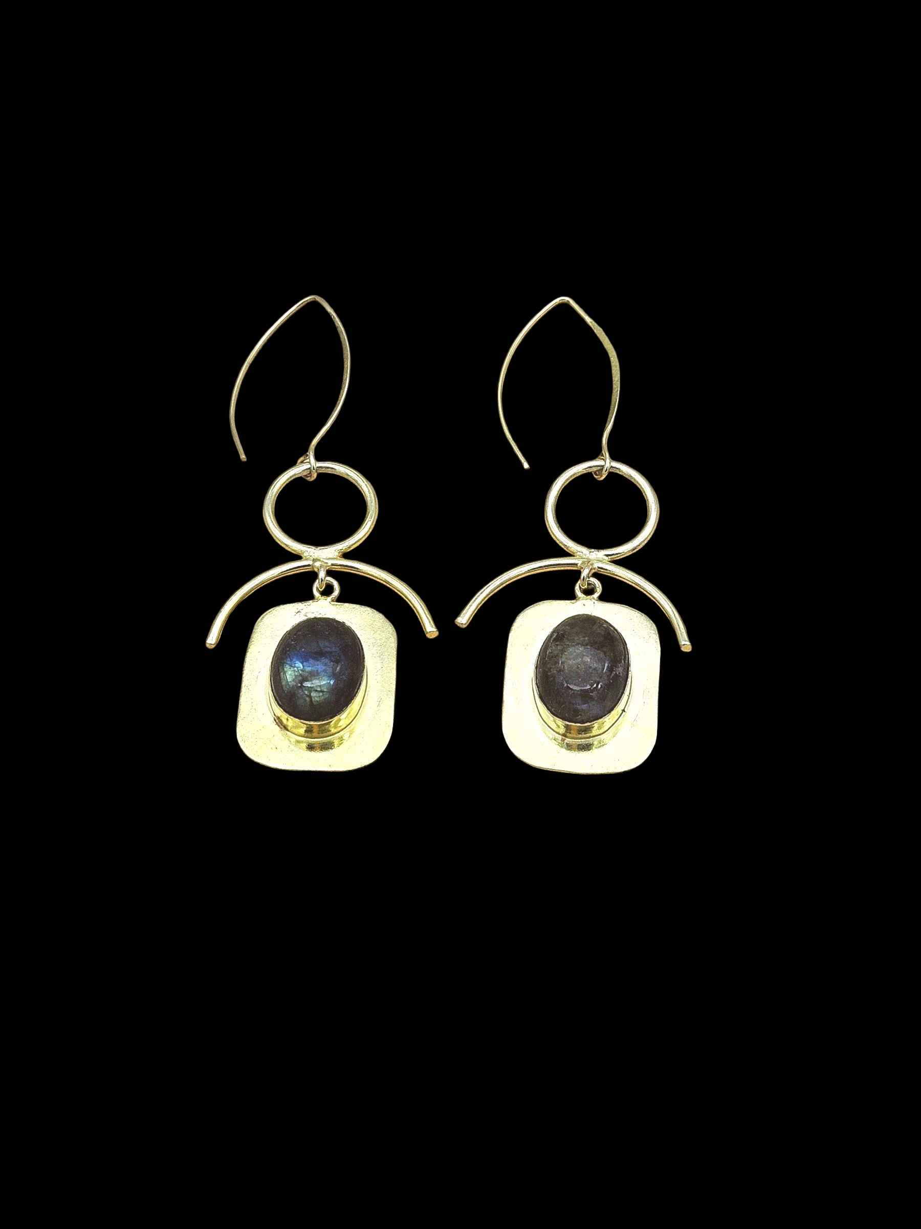 Awesome Gold Plated Semi Precious stone Charming Designer Dangle Drop Earrings
