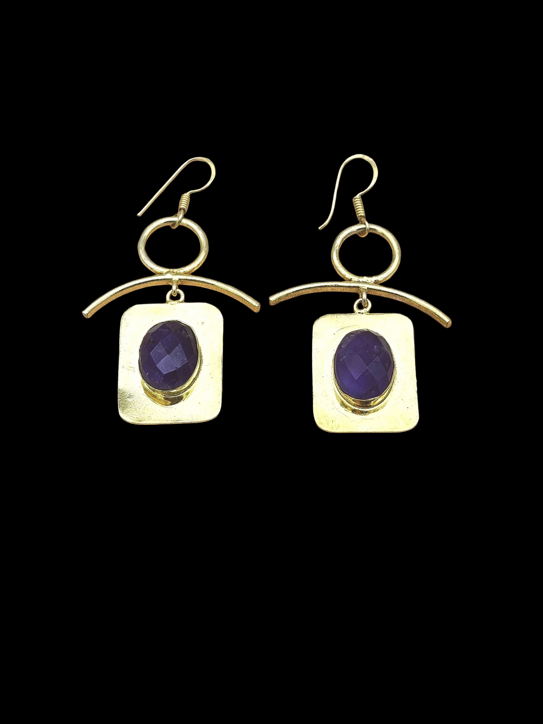 Awesome Gold Plated Semi Precious stone Charming Designer Dangle Drop Earrings