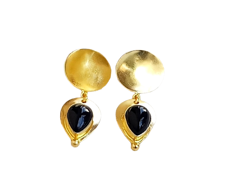 Charming Gold Plated Imitation stone Designer Dangle Drop Earrings