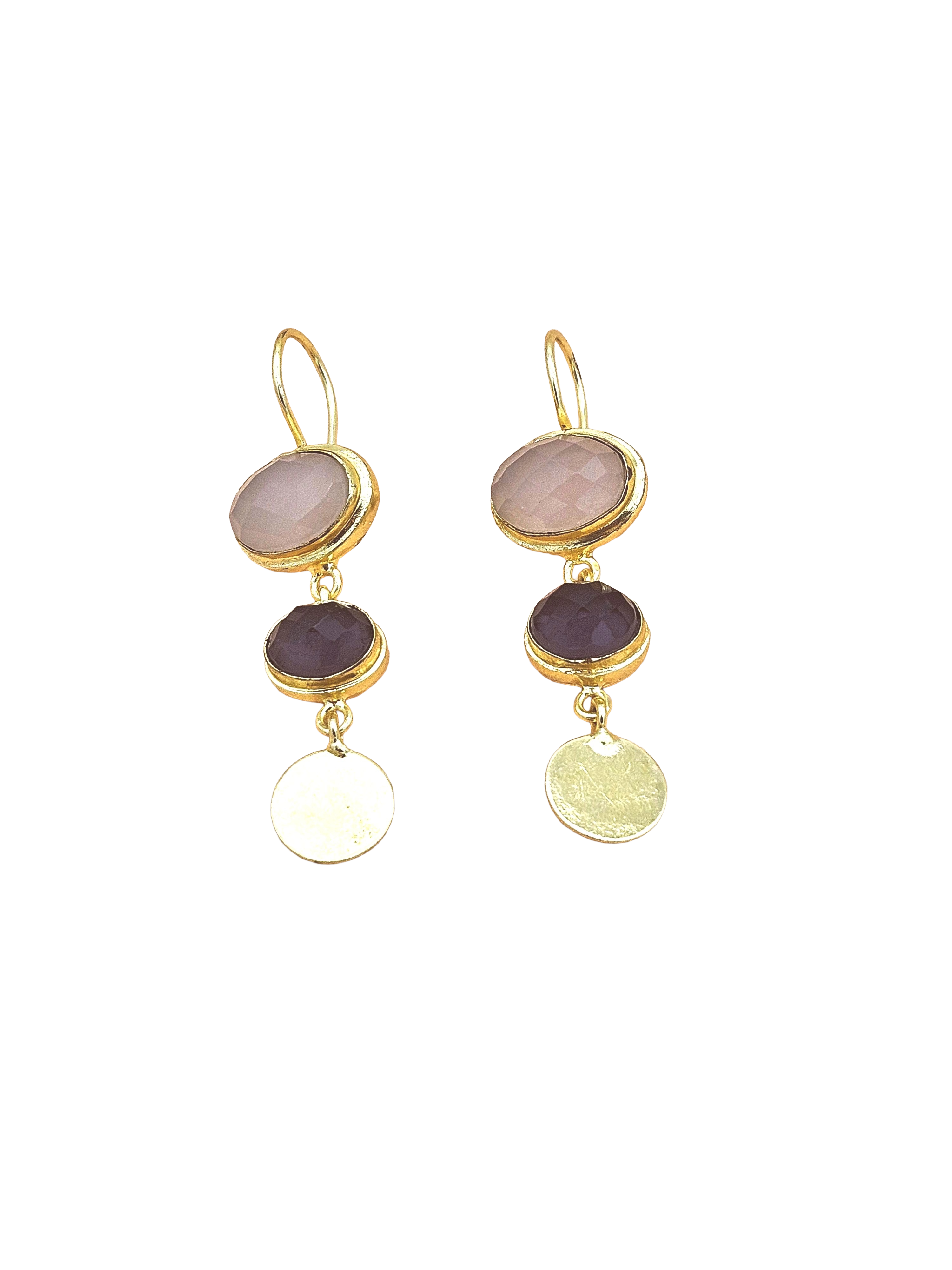 Beautiful Antique Gold Variant Color Gem Stone Light Weight Charming Designer Earring