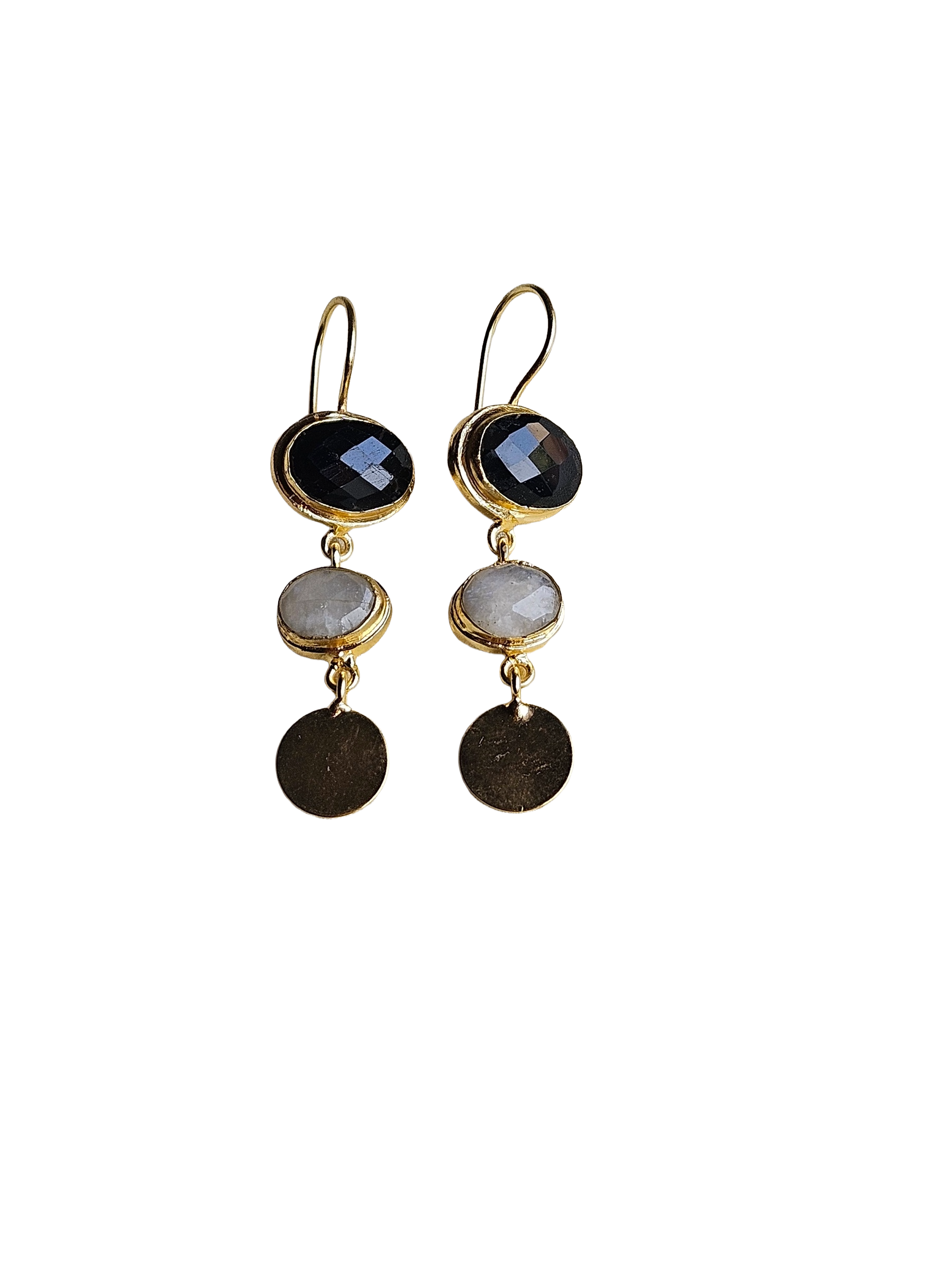 Beautiful Antique Gold Variant Color Gem Stone Light Weight Charming Designer Earring