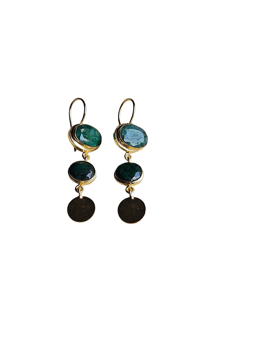 Beautiful Antique Gold Variant Color Gem Stone Light Weight Charming Designer Earring