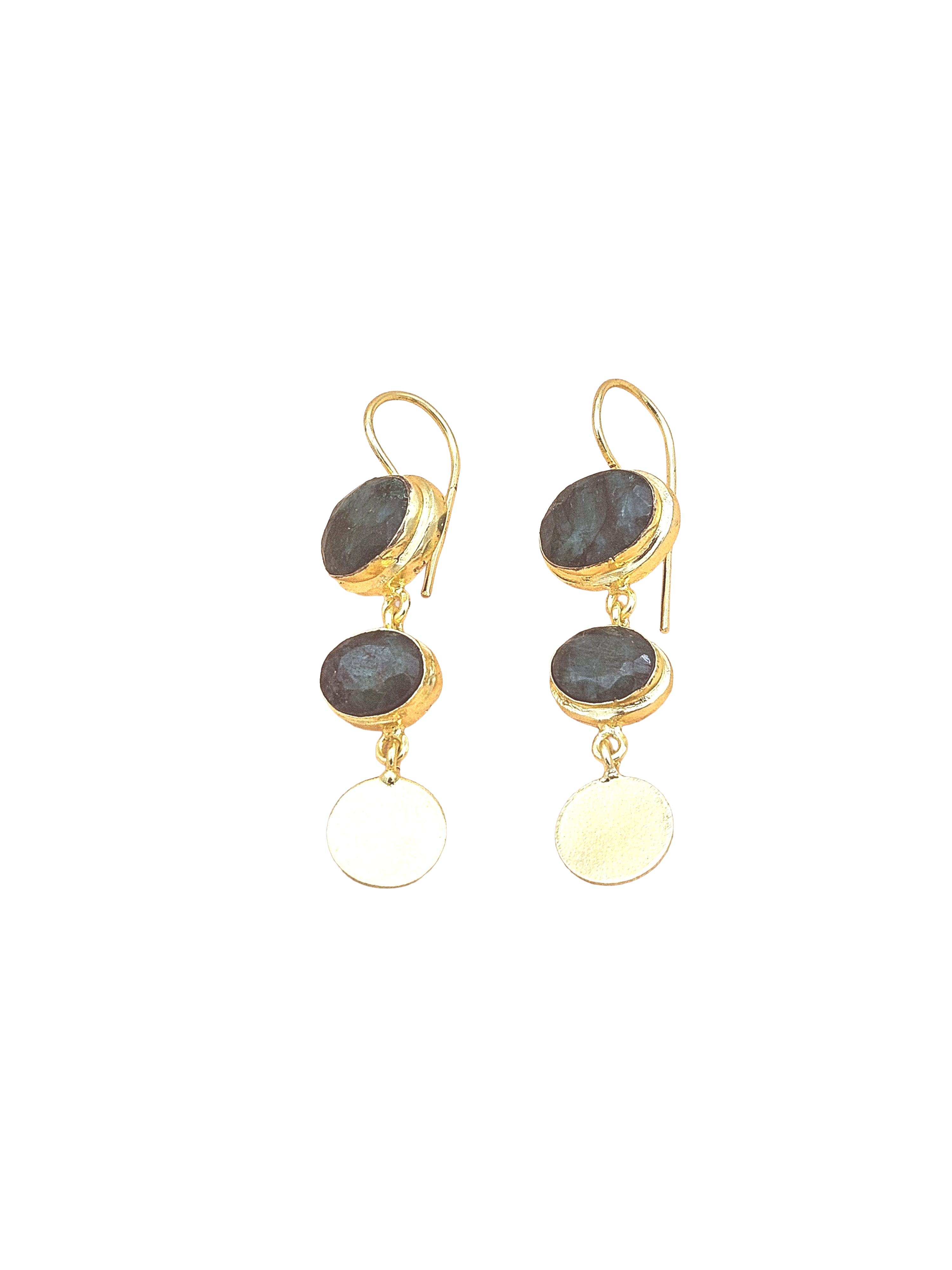 Beautiful Antique Gold Variant Color Gem Stone Light Weight Charming Designer Earring