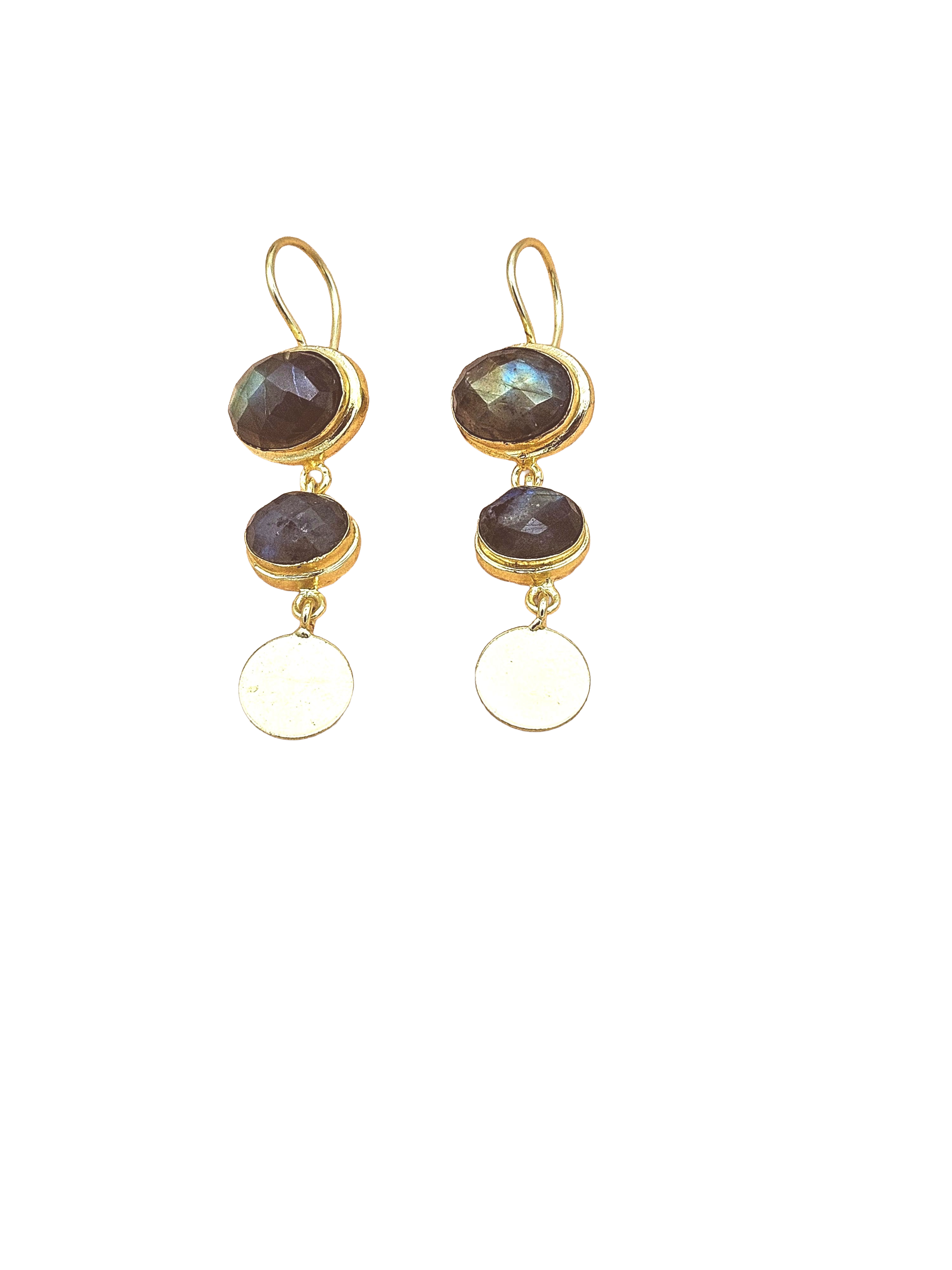 Beautiful Antique Gold Variant Color Gem Stone Light Weight Charming Designer Earring