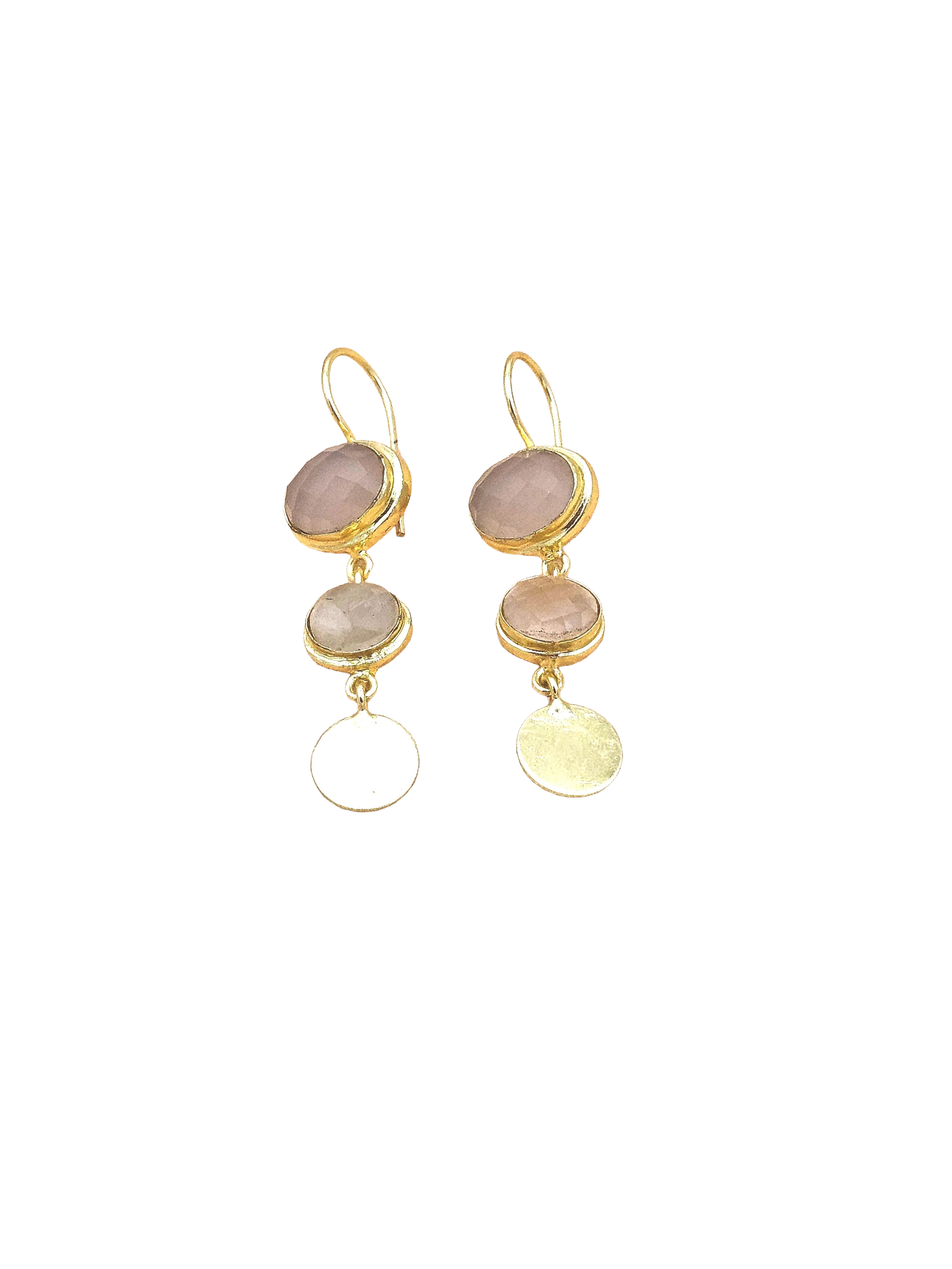 Beautiful Antique Gold Variant Color Gem Stone Light Weight Charming Designer Earring