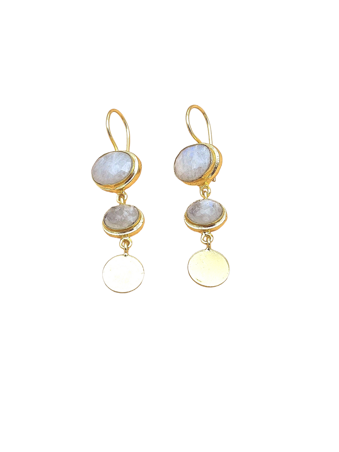Beautiful Antique Gold Variant Color Gem Stone Light Weight Charming Designer Earring