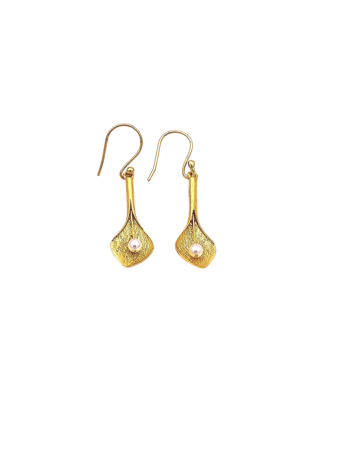 Gold Plated Semi-Precious Gemstone Earrings for Women | Elegant Fashion Dangle Earrings