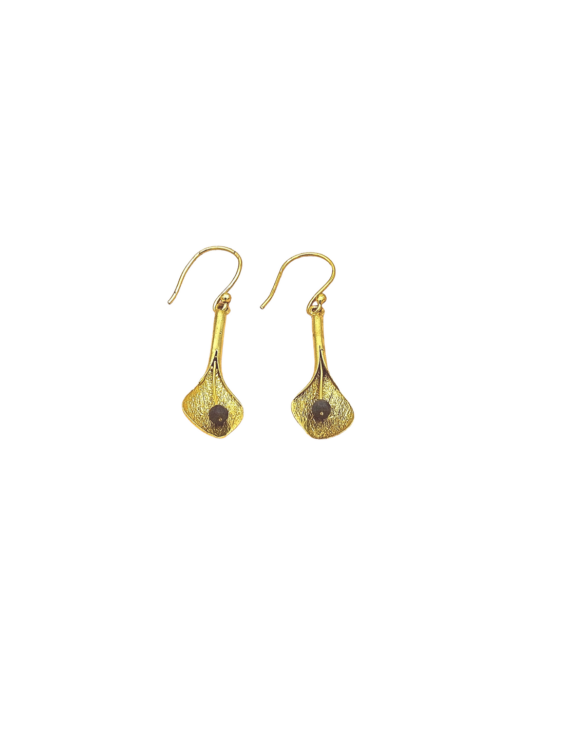 Gold Plated Semi-Precious Gemstone Earrings for Women | Elegant Fashion Dangle Earrings