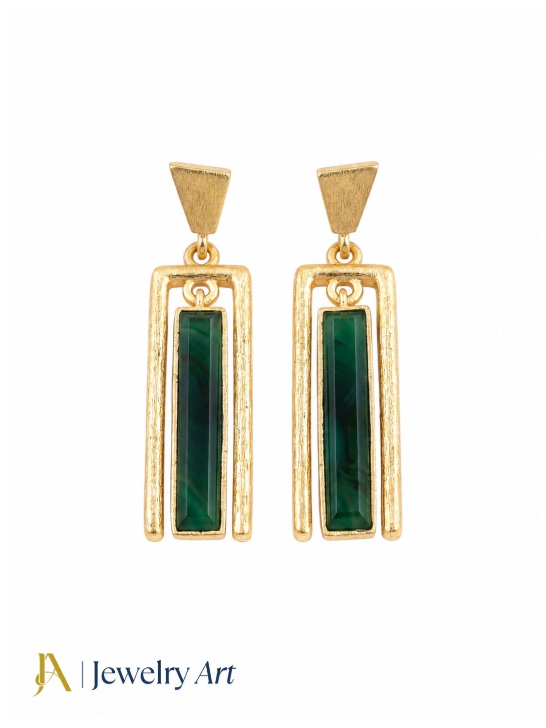 Designer aquamarine drop earrings featuring rectangular gemstone accents and artisan craftsmanship
