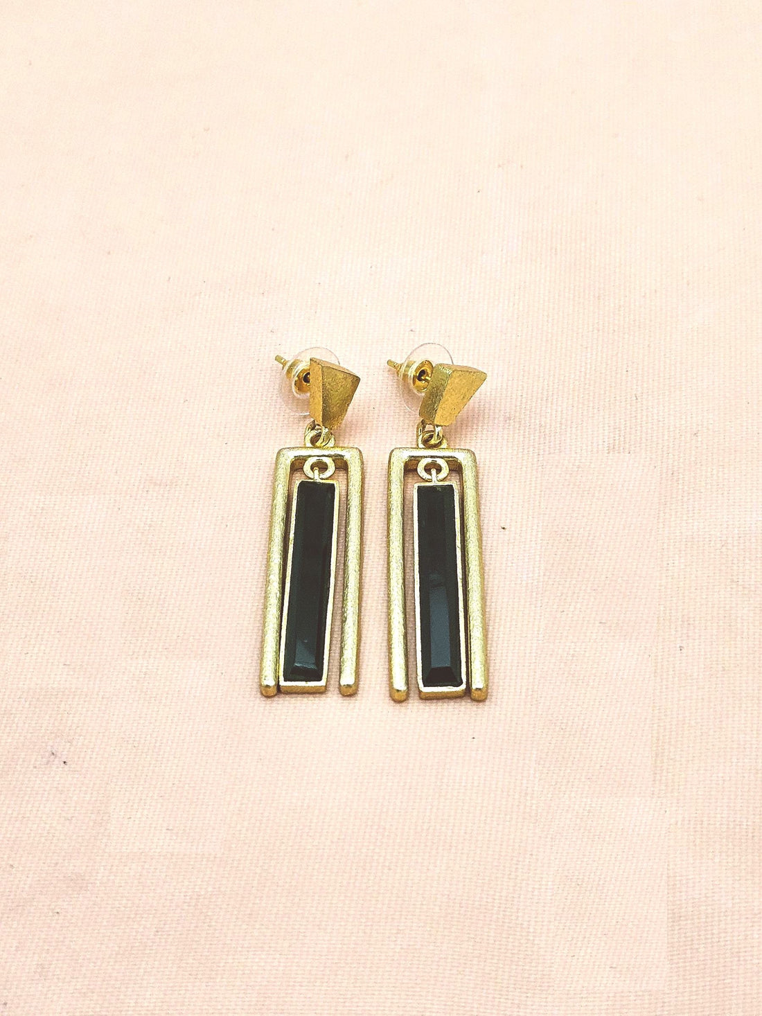 Luxury Handmade Aquamarine Rectangular Dangle Earrings – Designer Jewelry