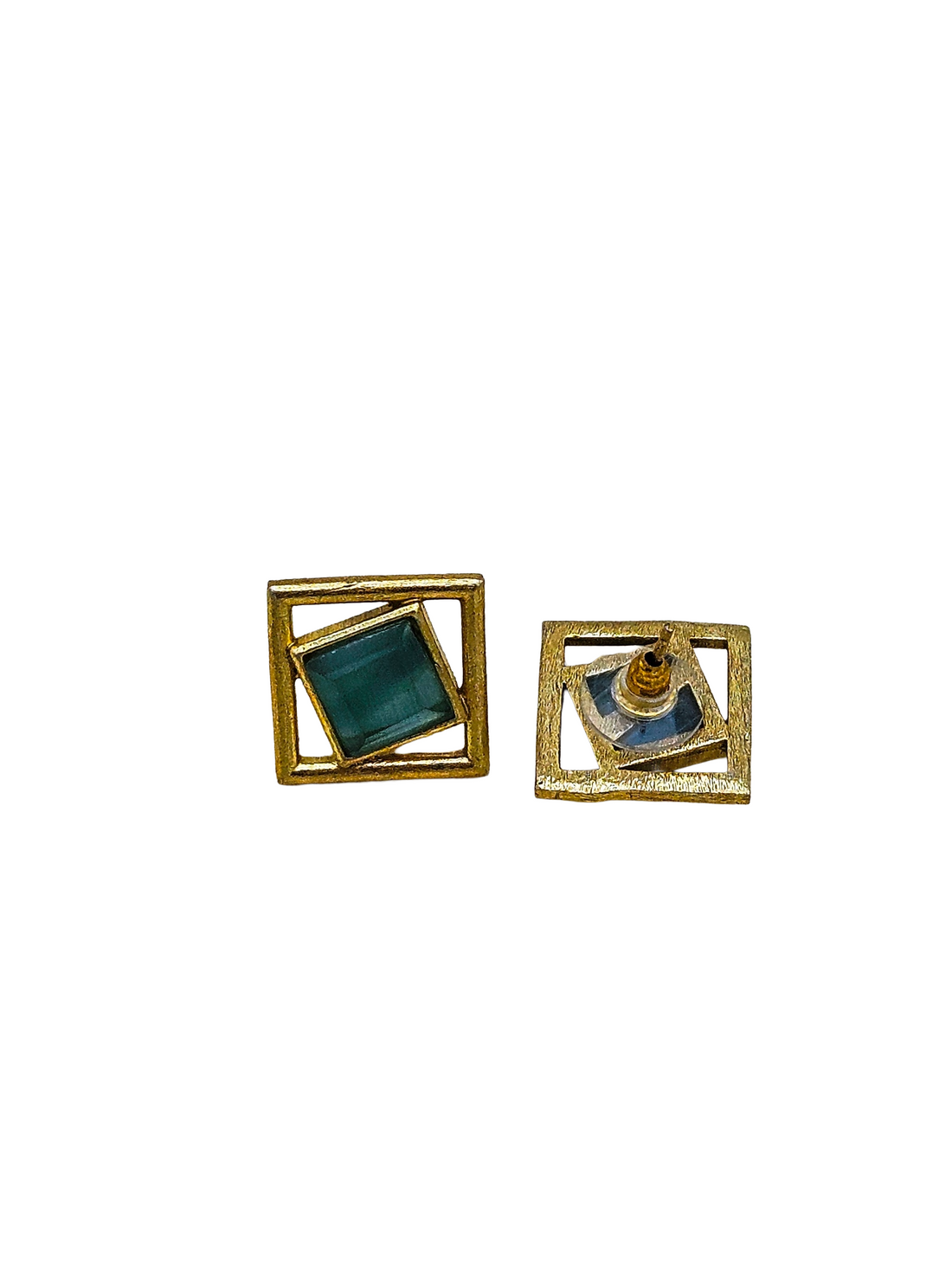 Fine Artistic Gold plated Semi Precious Stone Chips attractive designer Light Weight Earrings
