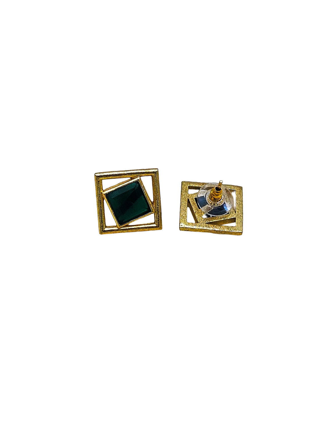 Fine Artistic Gold plated Semi Precious Stone Chips attractive designer Light Weight Earrings