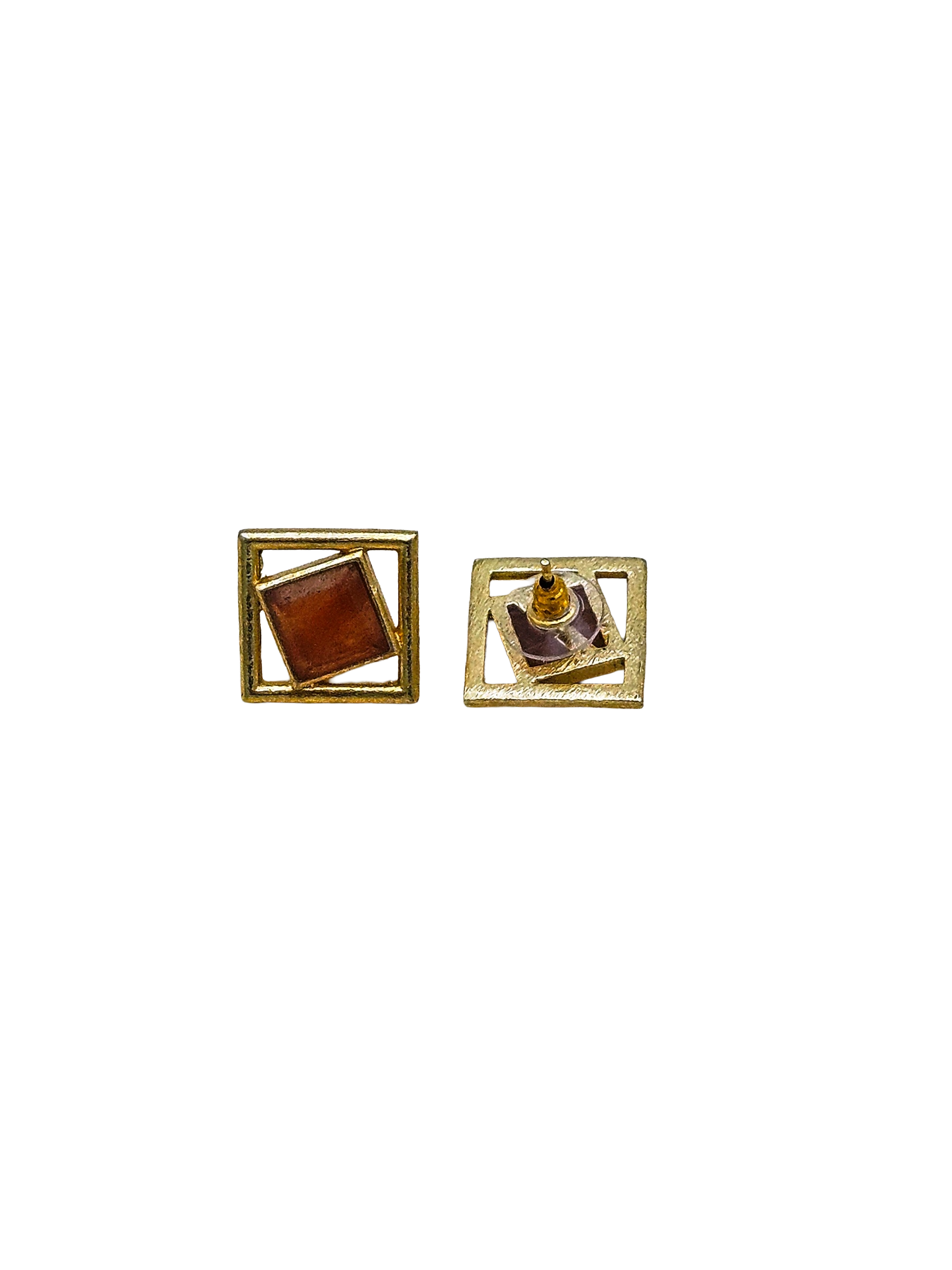 Fine Artistic Gold plated Semi Precious Stone Chips attractive designer Light Weight Earrings