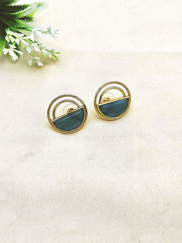 Fine Artistic Gold plated Semi Precious Stone Chips amazing designer Light Weight Earrings