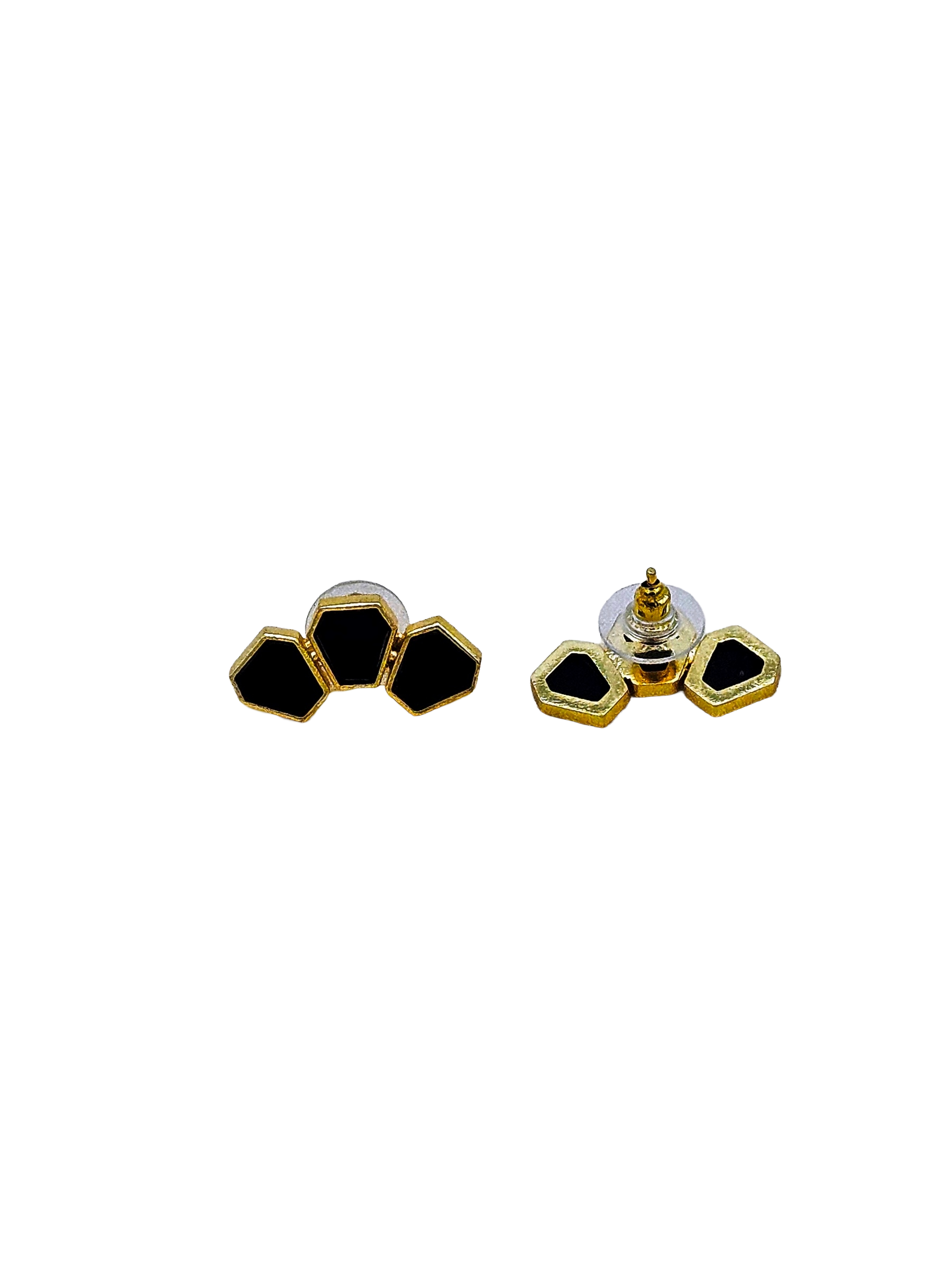 Awesome Fine Gold plated Semi Precious Stone Chips attractive designer Light Weight Stud Earrings