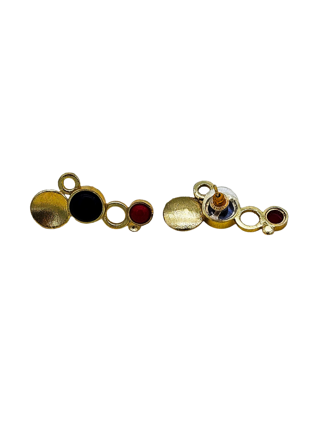 Stunning Gold plated  Semi Precious Stone  attractive designer Light Weight Stud Earrings