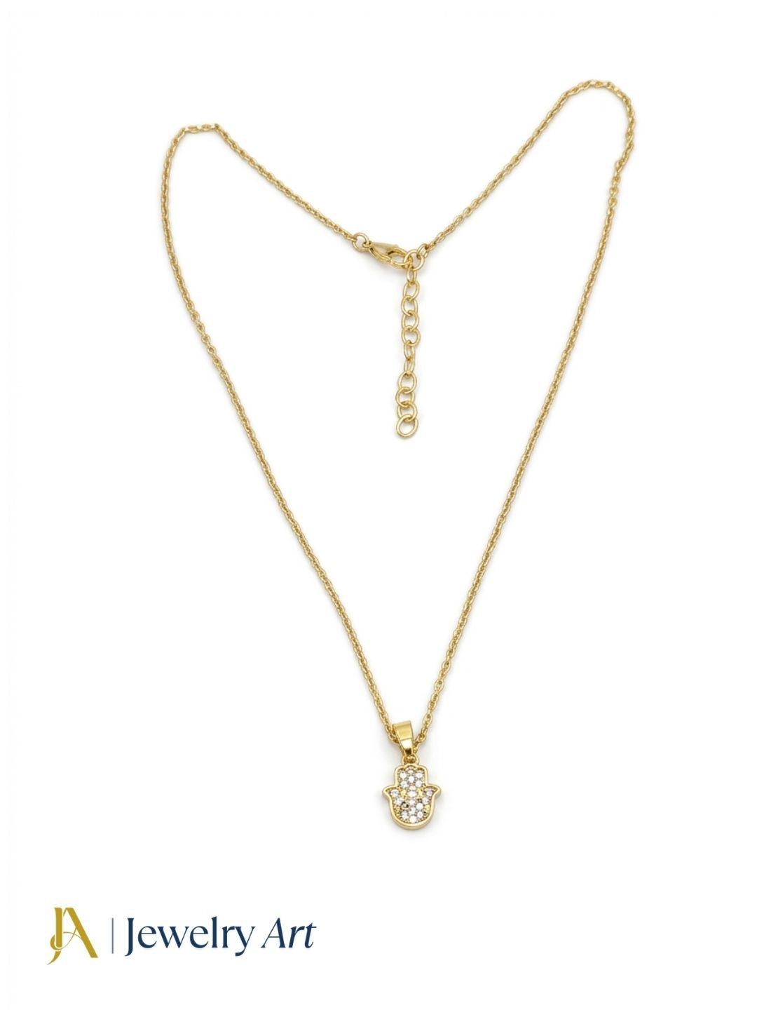 simple elegant round necklace white rhodium CZ stone lightweight pendant
