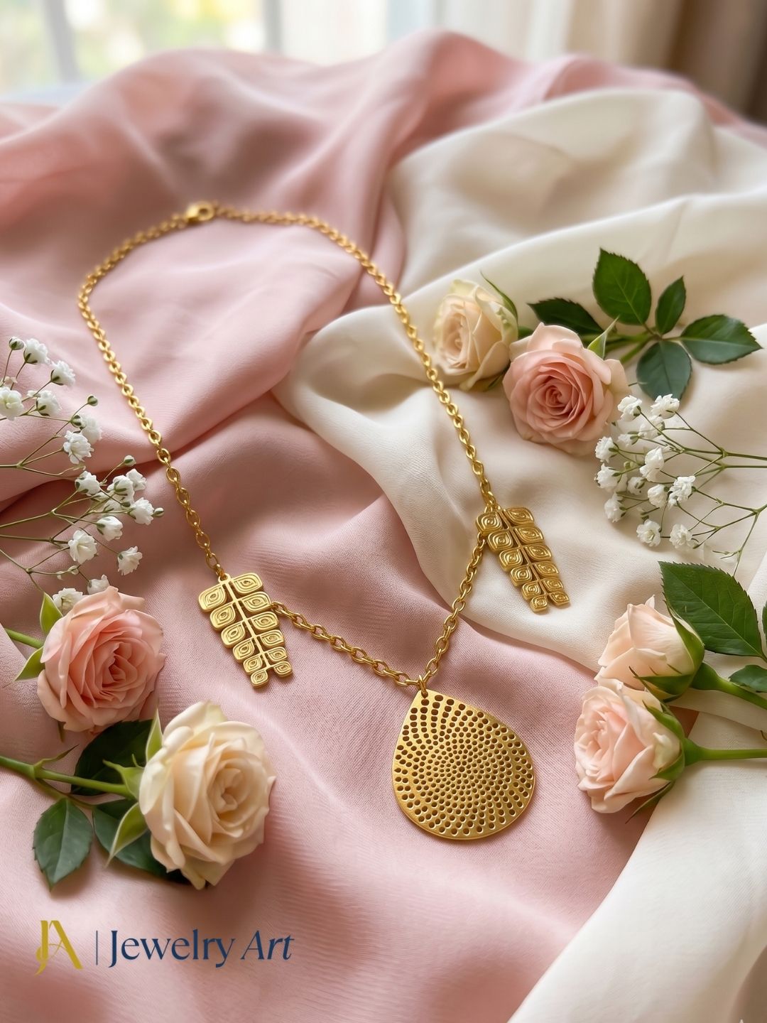Awesome Handcrafted Gold plated Butter Fly Designer Light weight Chain Pendant Necklace