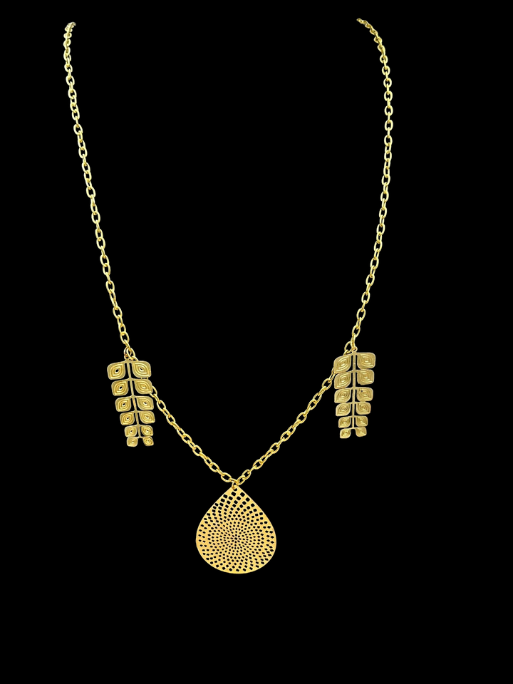 Awesome Handcrafted Gold plated Butter Fly Designer Light weight Chain Pendant Necklace