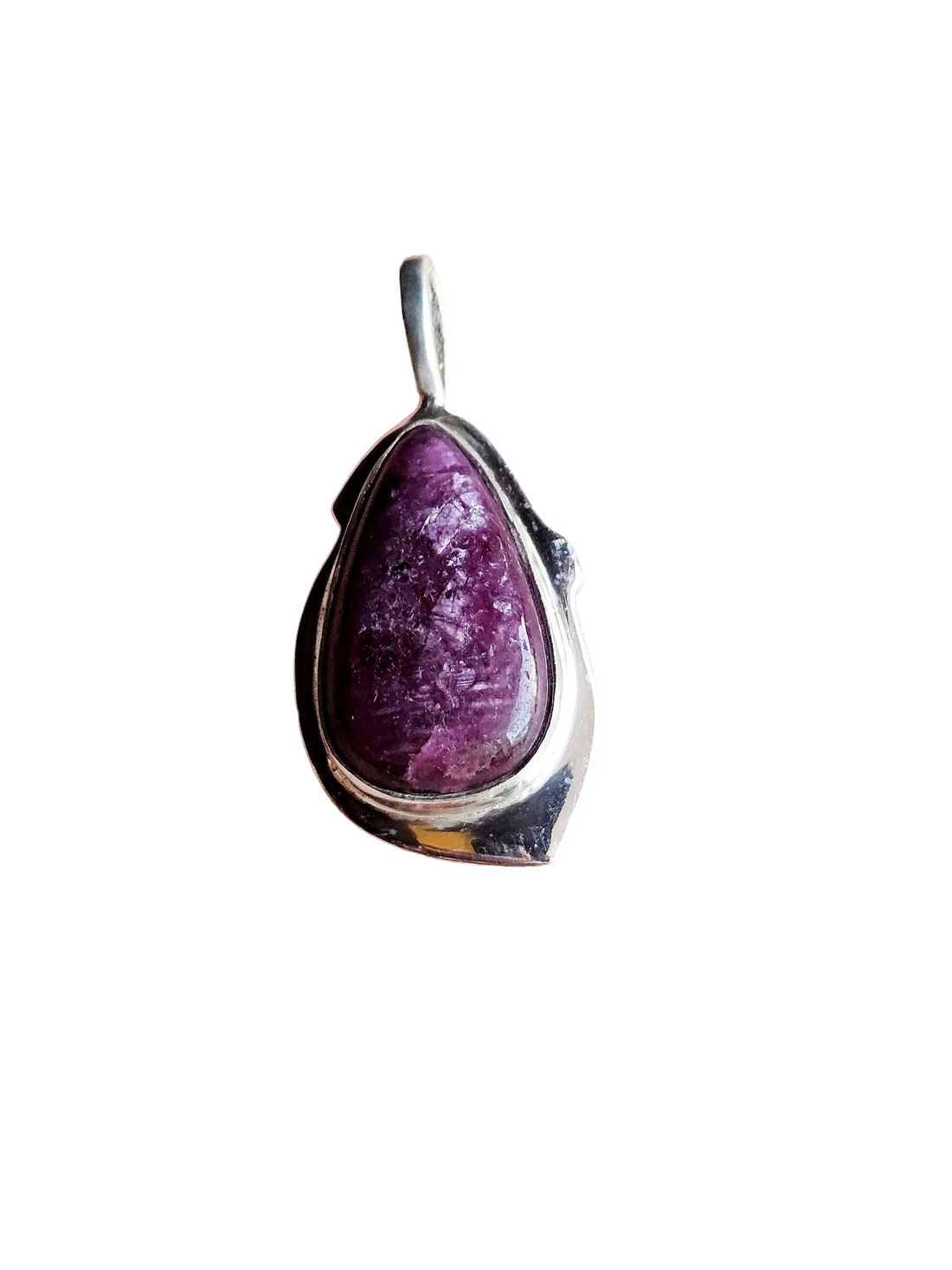 Natural Jasper Gemstone Pendant for Men – Silver Plated GS Handmade Designer Pendant