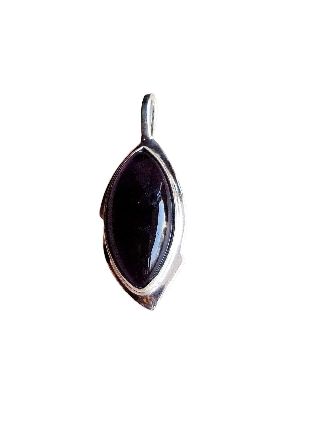 Stylish Amethyst Gemstone Pendant for Men – Silver Plated GS Handmade Designer Pendant