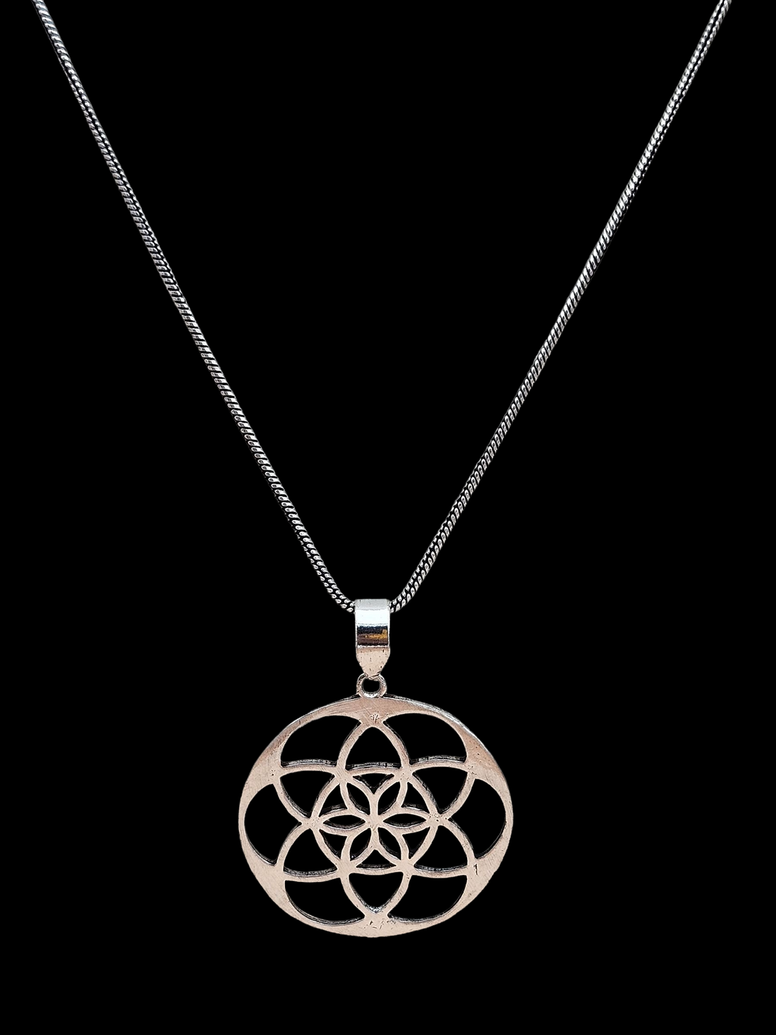 Awesome GS Oxidized Six Circle Floral Cute Designer Light Weight Chain Pendant