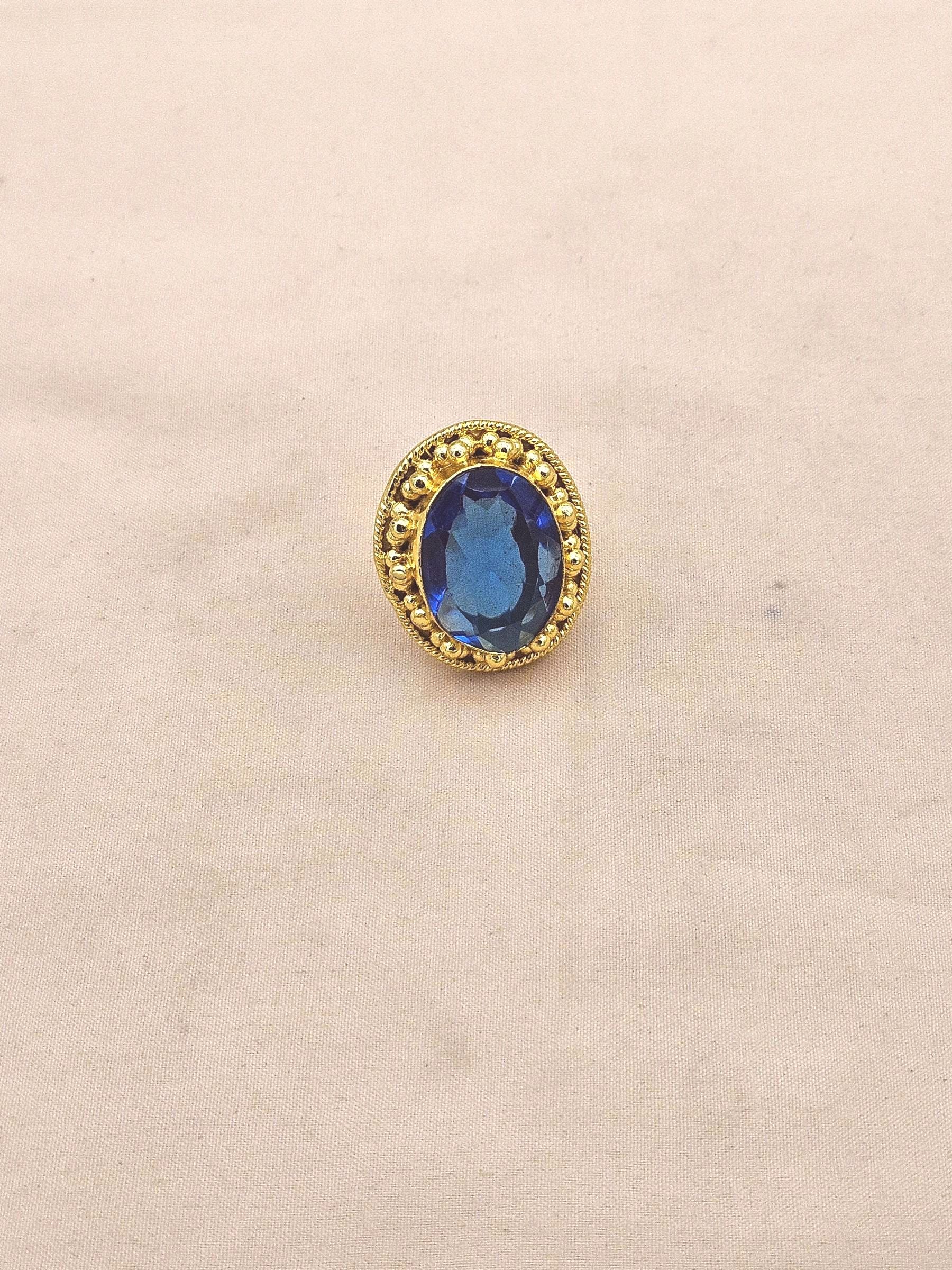 Elegant Gold plated Hydro BT Ring for Women - Handmade Designer Statement Ring