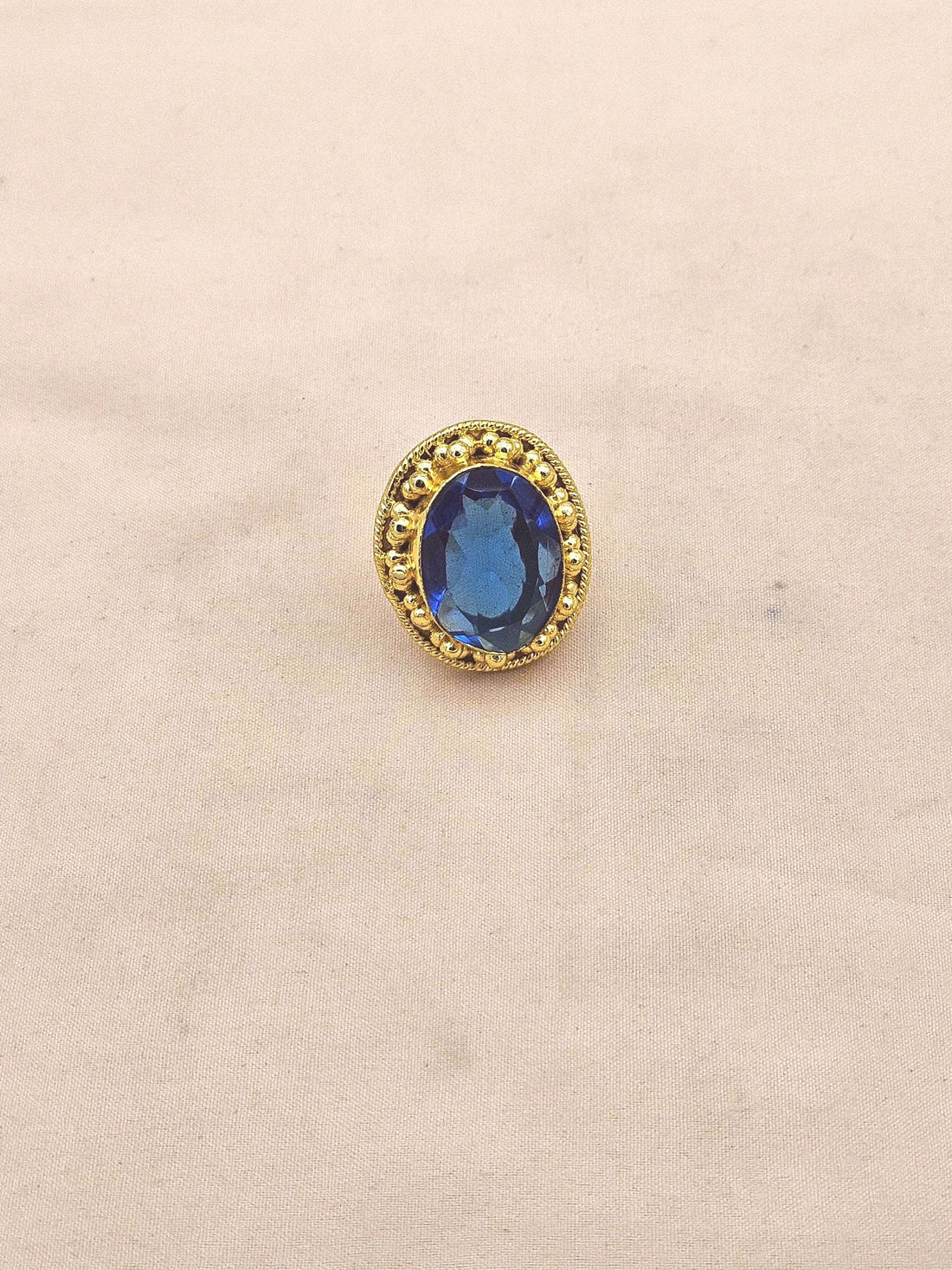 Elegant Gold plated Hydro BT Ring for Women - Handmade Designer Statement Ring