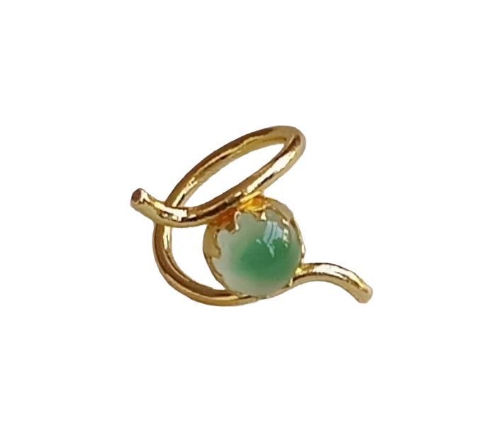 Handcrafted Gold Plated Chalcedony Stone Ring for Women – Curve Designer Jewelry