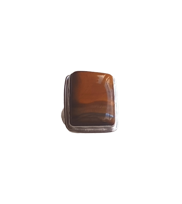 Handmade Tiger Eye stone Ring for Men – Silver Plated GS Awesome Designer Ring