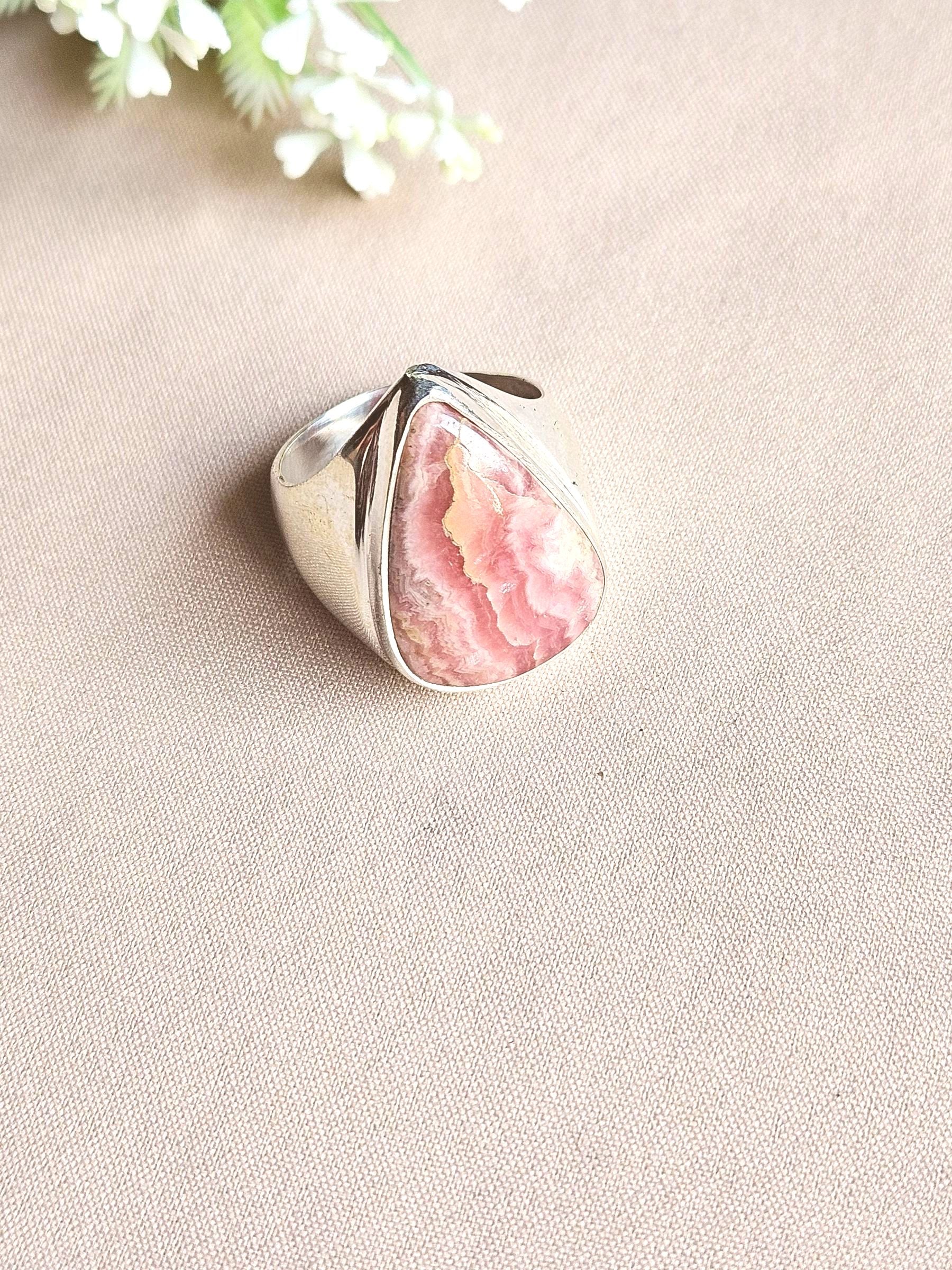 Natural Jasper Stone Ring for Men – Silver Plated GS Handcrafted Designer Ring