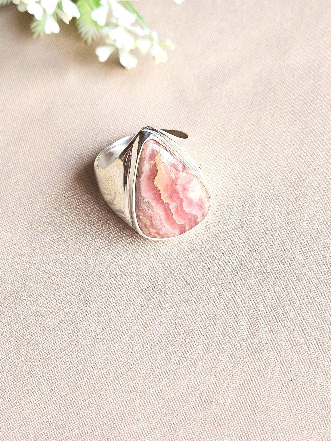 Natural Jasper Stone Ring for Men – Silver Plated GS Handcrafted Designer Ring