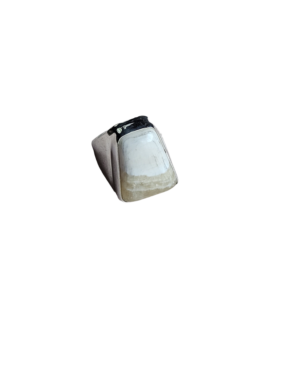 Natural Jasper Ring for Men – Handcrafted Silver Plated GS Designer Ring