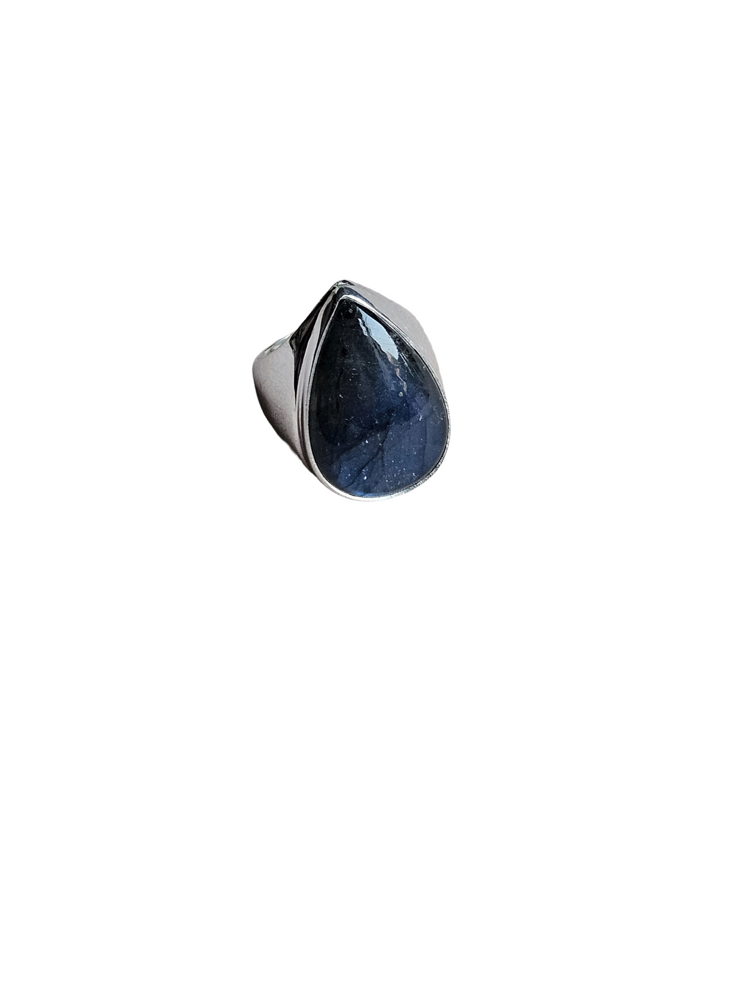 Natural Labradorite Ring for Men – Handcrafted Silver Plated GS Designer Ring