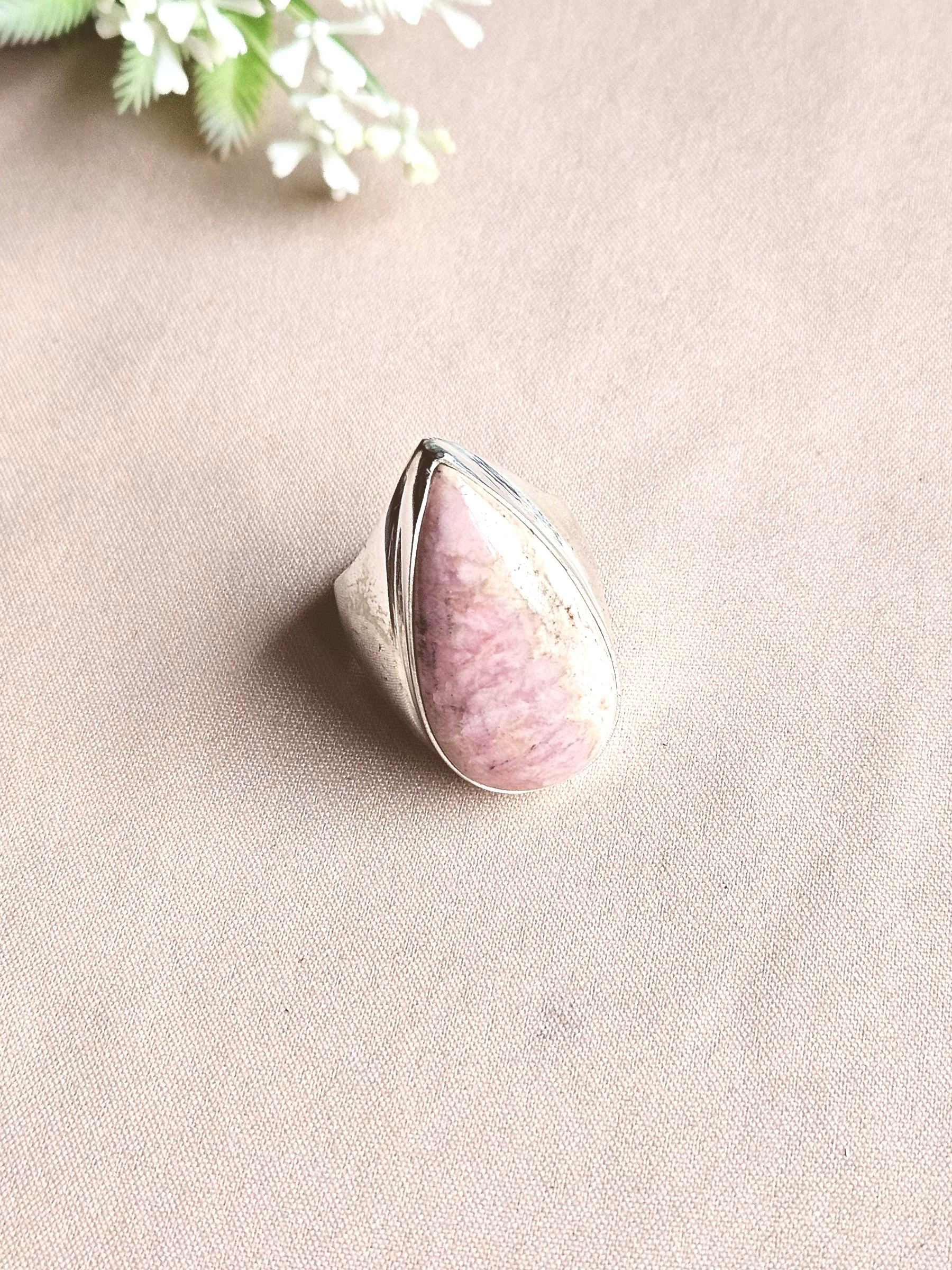 Natural Jasper Ring for Men – Handcrafted Silver Plated GS Designer Ring