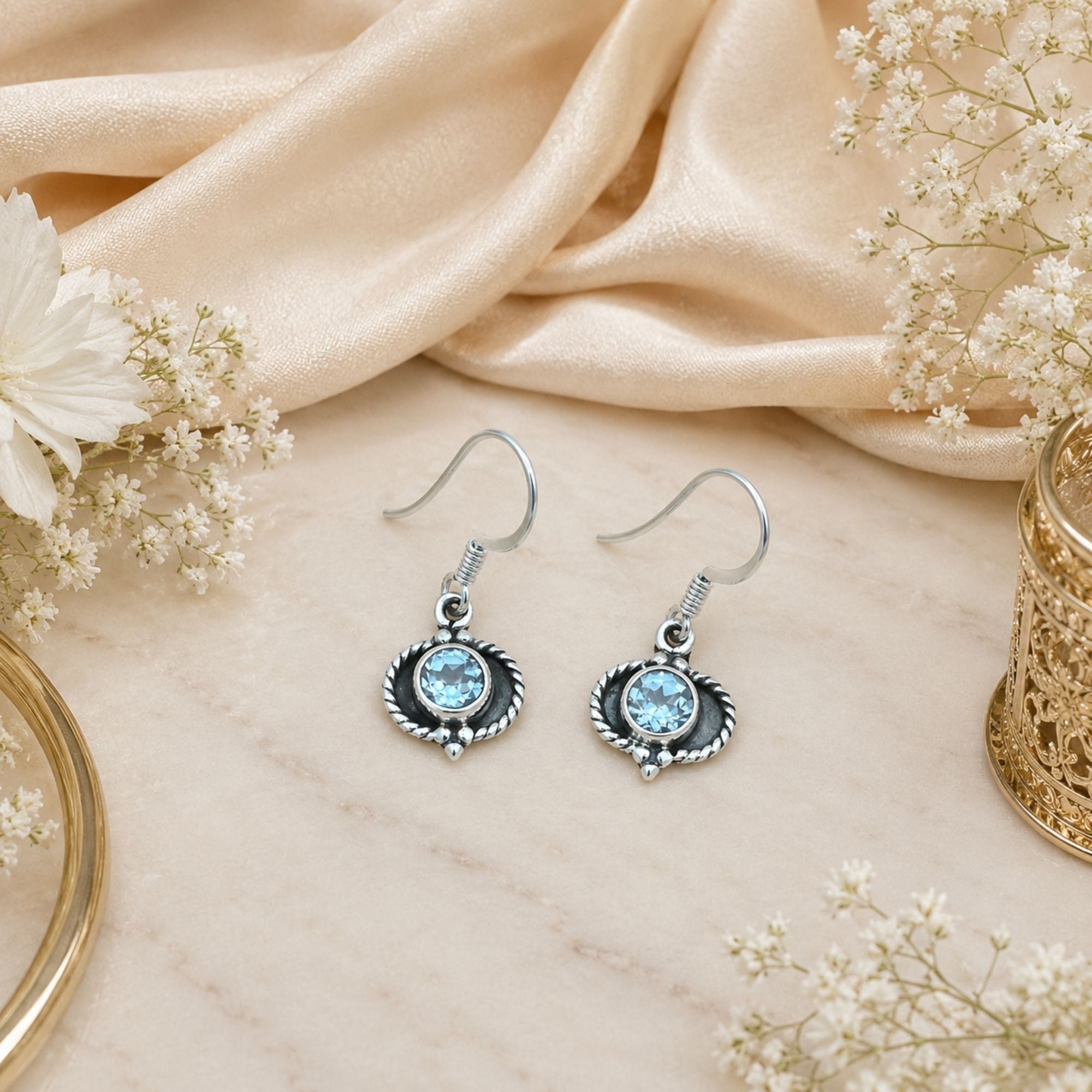 Rainbow Moonstone 925 Sterling Silver Earrings, Drop Dangle Earrings, Handmade Gemstone Jewelry, Gift for Women